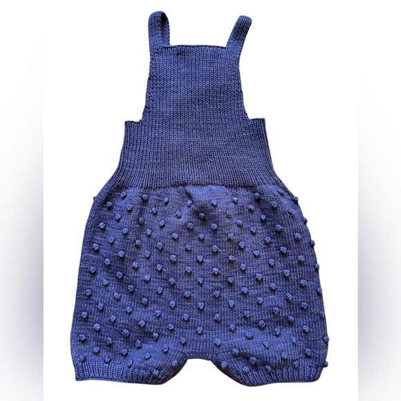 NWT Misha and Puff Popcorn Romper, Blue Violet, Size 5-6y - Picture 2 of 3